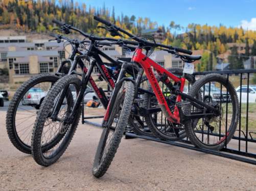 Mountain Bikes at Brian Head, UT